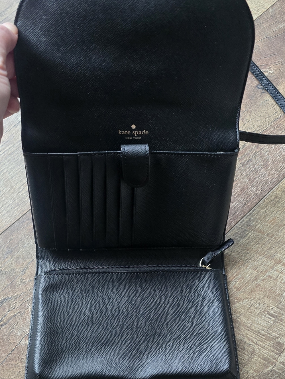 Kate Spade Black Cat Winnie Crossbody Clutch - Picture 4 of 5